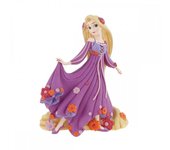 Figura decorativa enesco disney rapunzel floreada