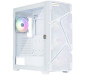 ENERMAX MarbleShell Mesh MS31, ARGB Estuche Compacto para Juegos ATX Mid-Tower para PC, E-ATX, ATX Placa Base, 4x Ventilador PC ARGB 120mm PWM Blanco Preinstalado, 2x USB3.0 y USB3.2 Type C, Blanco