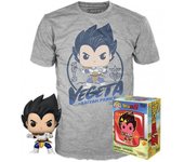Pop & tee dragon ball z vegeta funko + camiseta talla xl