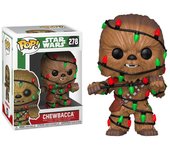 Funko POP! Bobble: Star Wars: Holiday Chewbacca Con Lights - Figuras Miniaturas Coleccionables Para Exhibición - Idea De Regalo - Mercancía Oficial - Juguetes Para Niños Y Adultos - Fans De Movies