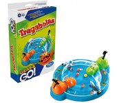 Hasbro Gaming Tragabolas Grab and Go - Juego Portátil para 2 Jugadores - Juego Infantil para Viajes - Incluye 2 Hipopótamos - Versión español-Portuguesa