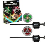Colaboración Beyblade X y Star Wars, Pack múltiple Luke Skywalker 4-80B vs. Darth Vader 4-60B