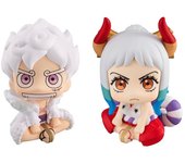 Megahouse - One Piece - Look Up - Juego de figuras Luffy Gear Five y Yamato con regalo