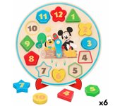 Juego educativo disney reloj (6 unidades)