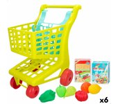 Carro de compra colorbaby my home juguete 9 piezas 34 x 53,5 x 45 cm 6 unidades