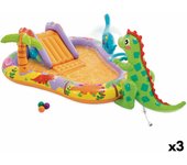 Piscina hinchable para niños intex 201 x 69 x 157 cm (3 unidades)