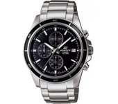 Reloj de pulsera CASIO Edifice - EFR-526D-1AVUEF correa color: Gris plata Dial Negro Hombre