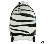 Mochila trolley rastar infantil radiocontrol cebra 2,4 ghz 34 x 48 x 27,5 cm (2 unidades)