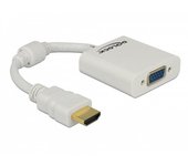 Delock Adaptador HDMI-A 19 Pines Macho a VGA Hembra Blanco
