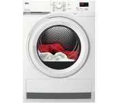 AEG TR708L2OZ Secadora Bomba de Calor de Carga Frontal 8Kg A++ Blanca
