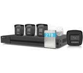 EZVIZ H3K PoE 4K Kit 4 Cámaras de Vigilancia UltraHD 4K + X5K NVR + 2TB