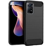 Cool Funda Carbón Negra para Xiaomi Redmi Note 11 Pro/Note 11 Pro 5G