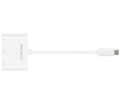 Macally UCHDMI4K Adaptador Multipuerto de USB-C a USB-C/HDMI 4K y USB-A
