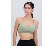 Nike Indy - Kaki - Sujetador Deportivo Ajustable talla M