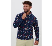Up Navidad - Azul - Polar Cremallera Hombre talla M