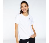 Nike Sportswear Club - Blanco - Camiseta Mujer talla M