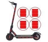 PEGATINAS REFLECTANTES QUICK MEDIA RED S PARA XIAOMI MIJIA M365 /