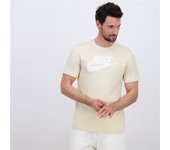 Nike Club Swoosh - Beige - Camiseta Algodón Hombre talla XL
