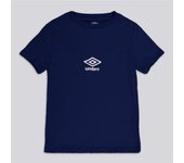Umbro Small Logo - Azul - Camiseta Algodón Niño talla 14