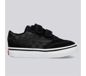 Vans Brooklyn Ls - Negro - Zapatillas Velcro Niño talla 26