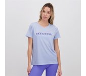 Camiseta Skechers - Malva - Camiseta Fitness Mujer talla S