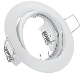 Trio Lighting Foco empotrable Jura (15 W, GU10, Blanco, Diámetro: 8,3 cm)
