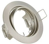Trio Lighting Foco empotrable Jura (15 W, GU10, Níquel mate, Diámetro: 8,3 cm)
