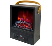 Purline Chimenea eléctrica portátil CHE-90 (1.500 W, 16 x 29 x 38 cm) + Garantía BAUHAUS 5 años para equipos eléctricos y motorizados