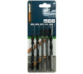 Craftomat Juego de hojas de sierra de calar (Encimeras para cocinas, 5 pzs., Vástago en T)
