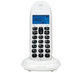Motorola Teléfono inalámbrico C1001L (Mudo, Blanco)
