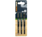 Craftomat Hojas de sierra T 144 DP (Madera blanda / madera aglomerada, 3 pzs., Vástago en T)