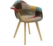 Silla butaca Patchwork (Louisiane, 1 pzs.)