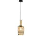 Lámpara colgante redonda Ámbar (Ø x Al: 13 x 120 cm, Ámbar, E27)