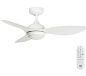 Arte confort Ventilador de techo Hanoi (Blanco, 104 cm, 16 W, Blanco cálido) + Garantía BAUHAUS 5 años para equipos eléctricos y motorizados