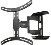 Hama Soporte de pared para TV inclinable (Específico para: Diagonal de pantalla 32 - 65", Carga soportada: 35 kg, Distancia respecto a la pared:...
