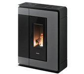 FreePoint Estufa de pellets Arco canalizable (8,5 kW, Volumen de calefacción: 70 m³ - 238 m³, Titanium)