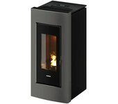 FreePoint Estufa de pellets Go (10,5 kW, Volumen de calefacción: 84 m³ - 294 m³, Titanium)