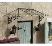 Palram – Canopia Marquesina para puerta Lily (268 x 88 x 70 cm)