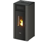FreePoint Estufa de pellets Amaranto 9 (8,5 kW, Volumen de calefacción: 70 m³ - 238 m³, Antracita)