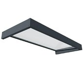Palram – Canopia Marquesina para puerta Sophia (160 x 95 x 17 cm, Blanco opal)
