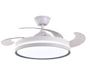 Led Hispania Ventilador de techo Rinia (Blanco, 106 cm, 35 W, Blanco cálido)