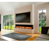 Charlton & Jenrick Chimenea eléctrica Ecoflame i2200E (Negro, 1.500 W, L x An x Al: 30 x 223,2 x 56 cm) + Garantía BAUHAUS 5 años para equipos...