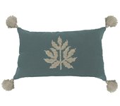 Cojín Vera Tufted (Azul, 30 x 50 cm, 100% algodón)