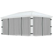 Palram – Canopia Cortina mosquitera para cenador Dallas (An x Al: 600 x 360 cm)
