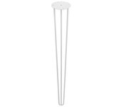 Rei Pata para muebles Tri (Ø x Al: 10 x 71 cm, Acero, Blanco)