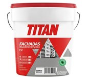 Titan Pintura para fachadas F3 (Blanco, 15 l, Mate)