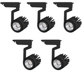 Led Hispania Foco LED para riel Alex (30 W, Negro)