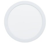 Eglo Fueva 6 Downlight empotrable LED redondo (12 W, Ø x Al: 21,6 x 3,1 cm, Blanco, 2.700 K - 6.500 K, IP20)