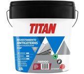 Titan Impermeabilizante Revestimiento Antigoteras Fibrado (Rojo inglés, 15 l)