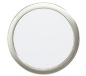 Eglo Fueva 6 Downlight empotrable LED redondo (12 W, Ø x Al: 21,6 x 3,1 cm, Níquel, 2.700 K - 6.500 K, IP20)